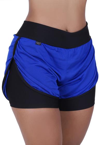 Imagem de Short Feminino Caminhada Bic Com Forro Preto St Madame