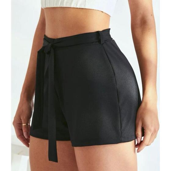 Imagem de Short feminino crepe laço moda barata