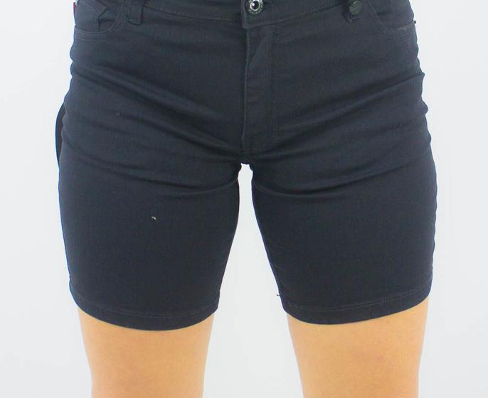 Imagem de Short feminino ellus storm elastic (biker) plaquinha preto