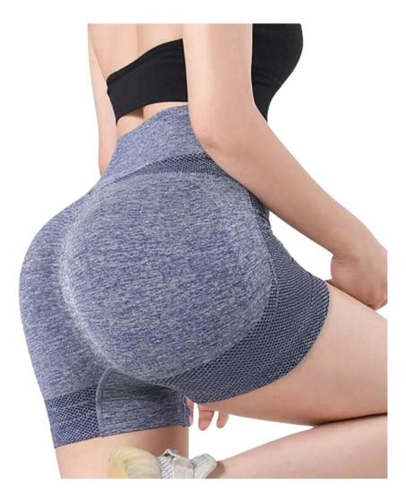 Imagem de Short Feminino Empina Bumbum Azul