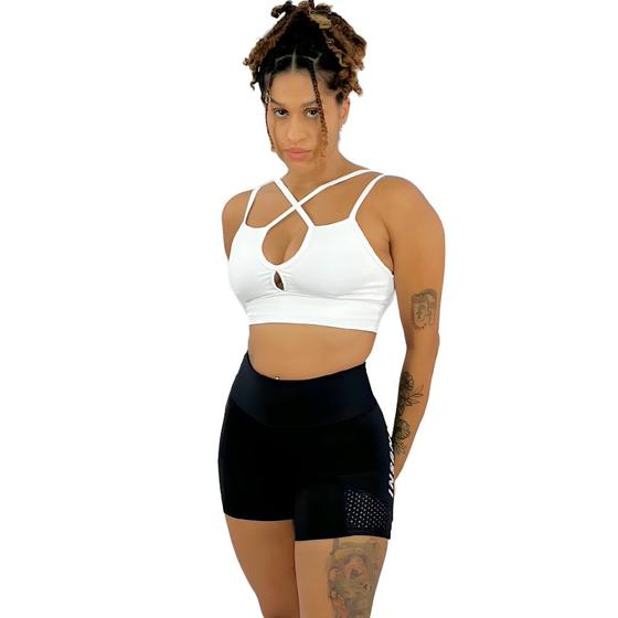 Imagem de Short Feminino Fitness c/ Bolso Interno Insanity Lex