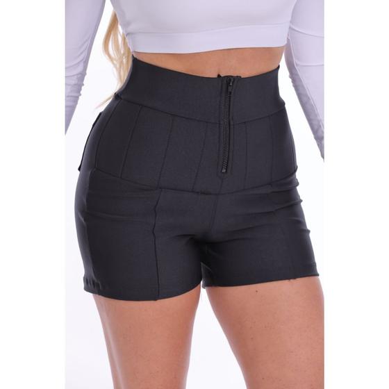 Imagem de Short Feminino Mini Lipo Power Cintura Alta Confortável Modelador Lilith