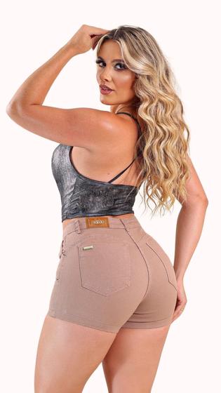 Imagem de short feminino nude com elastano 10309