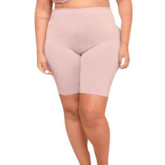 Imagem de Short Feminino Plus Size Anagua Segunda Pele Usar De Baixo De Saia E Vestido Bermuda Não Marca