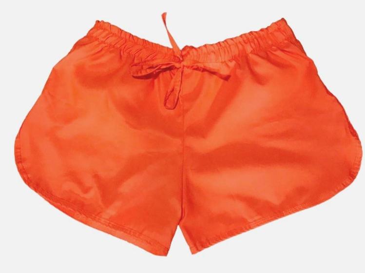 Imagem de Short Feminino Tactel Liso  Blogueirinha Verão Praia