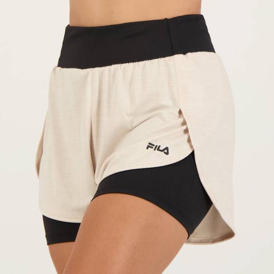 Imagem de Short Fila Basic Train Double Feminino Creme