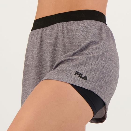 Imagem de Short Fila Flow Elastic Feminino Cinza