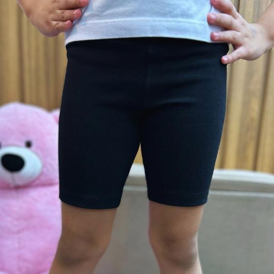 Imagem de Short Infantil Menina Bermuda Ciclista Casual Esportiva