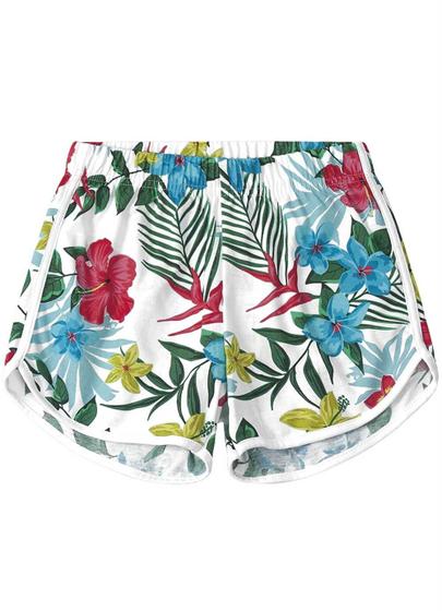 Imagem de Short infantil meninas Marisol floral cotton