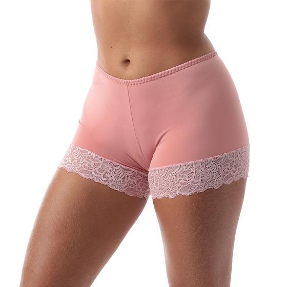 Imagem de Short Íntimo Com Renda Frimodas Rosa Feminino Adulto