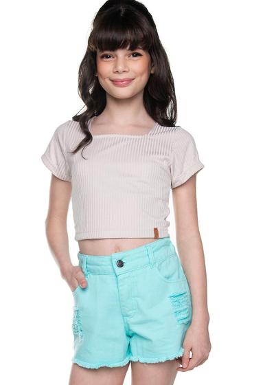 Imagem de Short Jeans Azul Infantil Have Fun