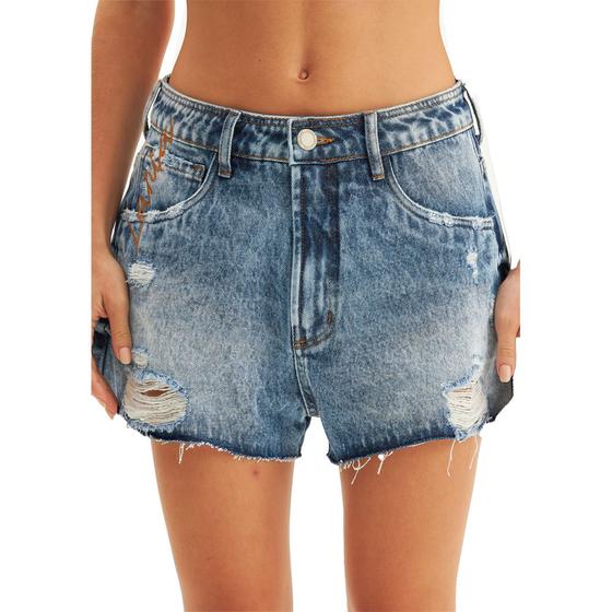 Imagem de Short Jeans Lança Perfume Grandfather H VE24 Azul Feminino