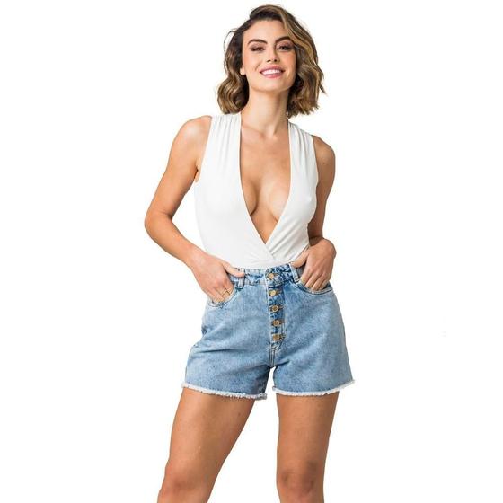 Imagem de Short Jeans Zune Feminino Dia a Dia Estilo Moderno Casual