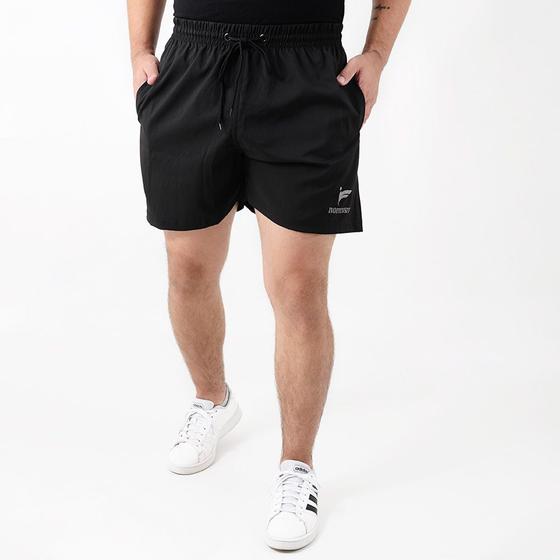 Imagem de Short Masculino Bermuda Praia Com Bolsos Grande Cor Preto