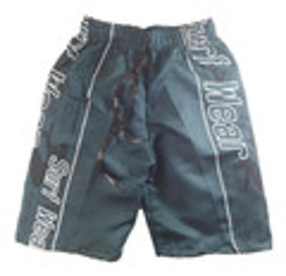 Imagem de Short Masculino Infantil Com Estanpa Praia e Piscina 100% Poliéster Primavera/Verão
