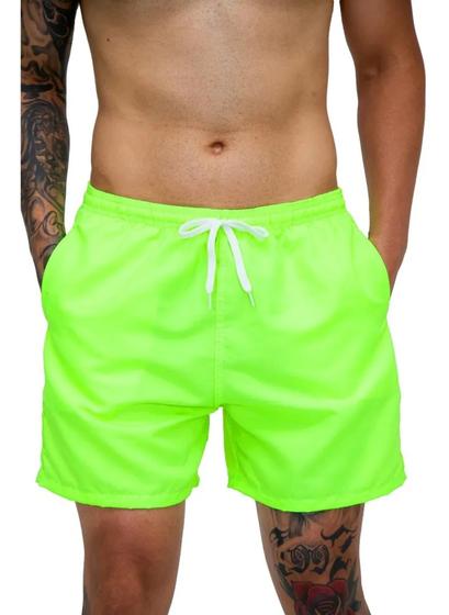 Short Mauricinho Masculino Praia Liso Calção Tactel Menor preço em Short Mauricinho Masculino Praia Liso Calção Tactel