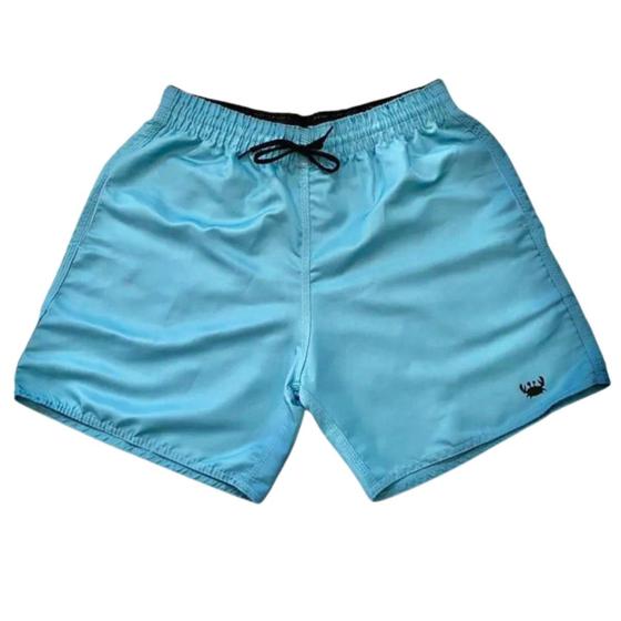 Imagem de Short Moda Praia Bermuda Tactel Liso Masculino