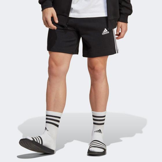 Short Moletinho Adidas Essentials 3 Listras Masculino é boa?