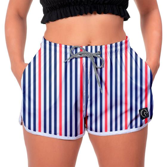 Imagem de Short Original Premium Listrado Esporte Academia Feminino