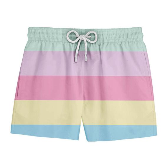 Imagem de Short Praia Masculino Dog Monster - Stripes