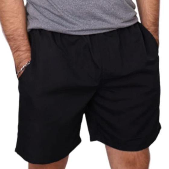 Imagem de Short Tactel Masculino Colorido Bermuda Lisa Plus Size