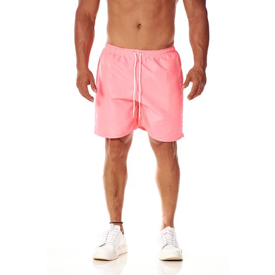 Imagem de Short Tactel Masculino Esportivo Confortável Tendência Academia Corrida Caminhada Lazer Moda Verão