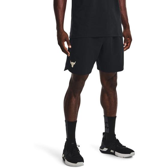 Imagem de Short Under Armour Project Rock Woven Preto Masculino