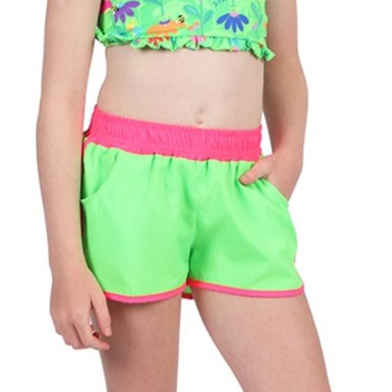 Imagem de Short Verde Leticia Moda Praia Siri Kids