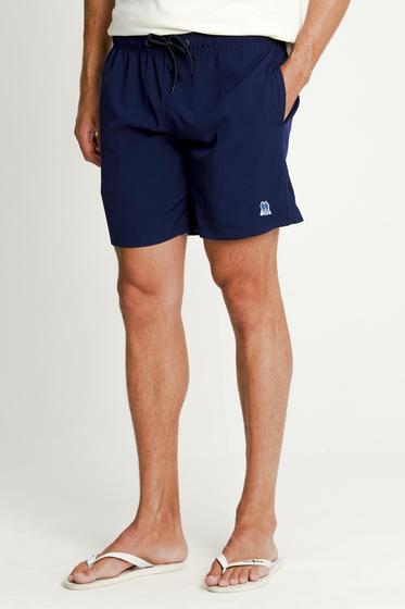 Imagem de Short Vôlei Masculino Básico Liso Polo Wear Azul Escuro