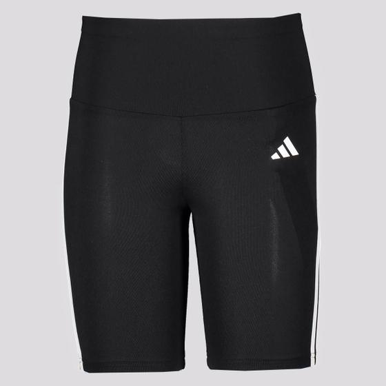 Imagem de Shorts Adidas Bike Juvenil Feminino Preto e Branco