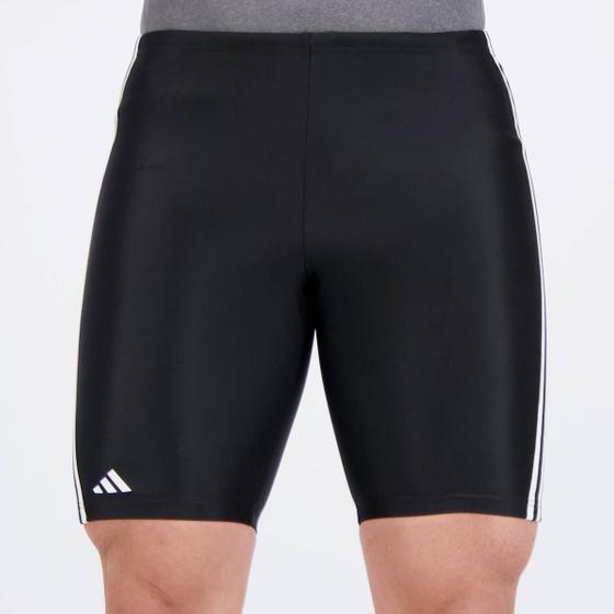 Imagem de Shorts Adidas Natação 3 Listras Preta