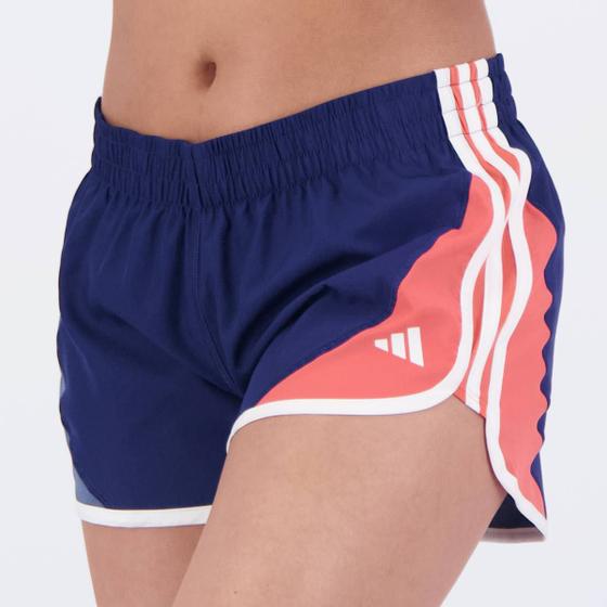 Imagem de Shorts Adidas Own The Run Colorblock Feminino Azul