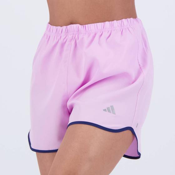 Imagem de Shorts Adidas Run It Brand Love Feminino Lilás