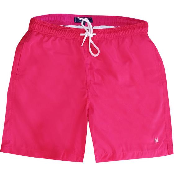 Imagem de Shorts Água Mash Casual Liso Rosa Magenta