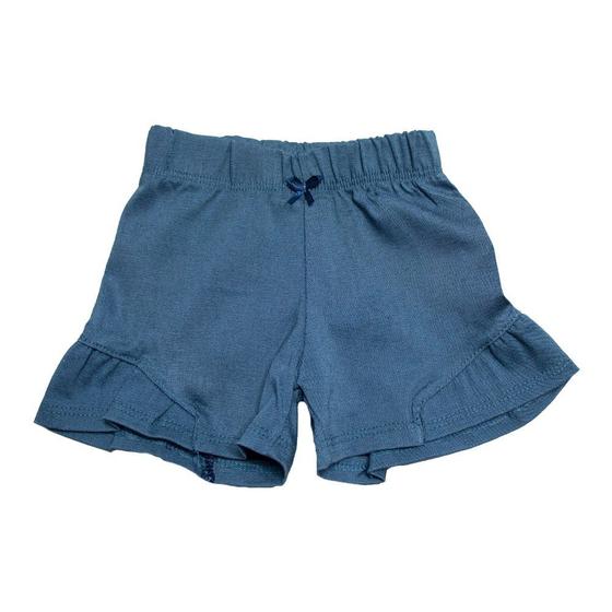 Imagem de Shorts Bebê Com Recorte   Azul