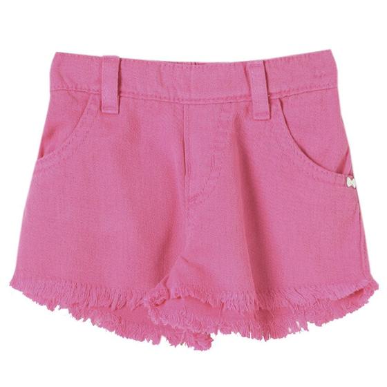 Imagem de Shorts Bebê Look Jeans Sarja Collor - PINK - M