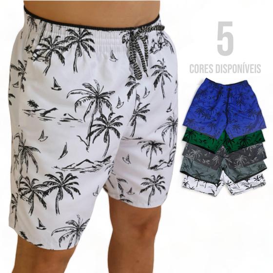 Imagem de Shorts Bermuda Tactel Praia Muricinho Masculina COQUEIRO 1 388