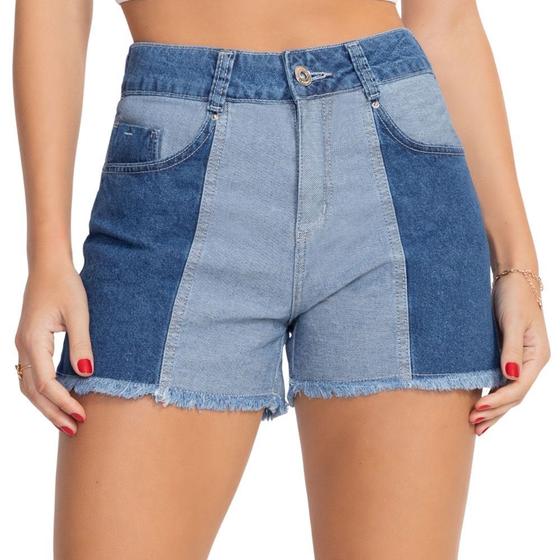 Imagem de Shorts biotipo jeans feminino mom denin block ref.28373