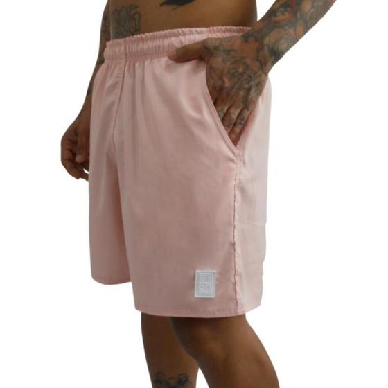 Imagem de Shorts Corta Vento Masculino Plus Size Com Bolsos Resistente a Água Com Elástico e Cordão Regulável