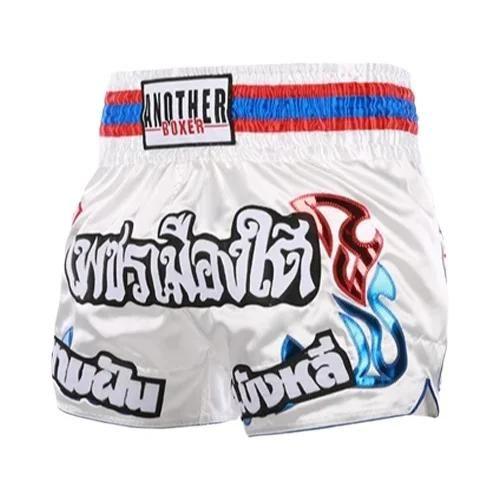 Imagem de Shorts de Muay Thai Unissex para Crianças - Bordado e Retalhos - Ideal para Treinamento e Combate