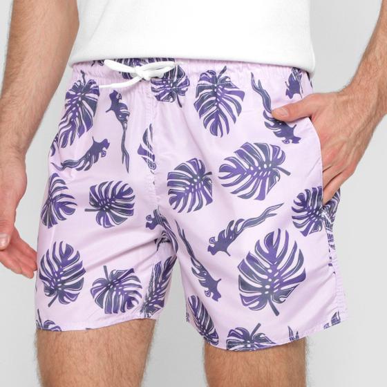 Imagem de Shorts De Praia Wall Folhagem Masculino