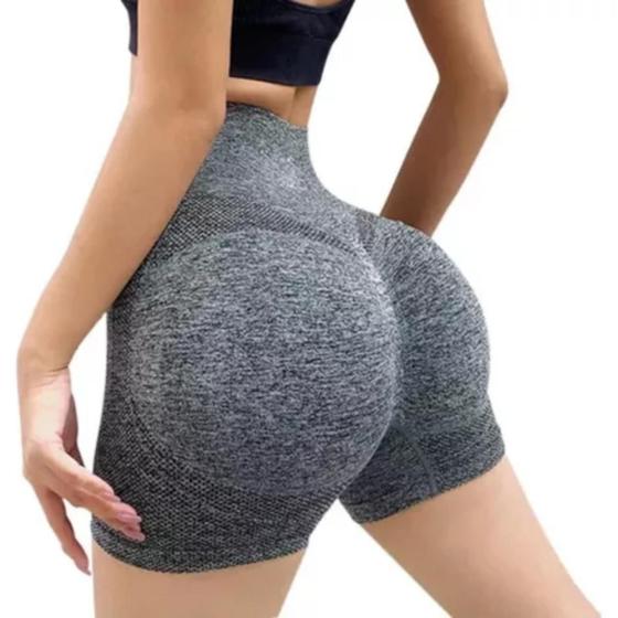 Imagem de Shorts Empina Levanta Bumbum Fitness Cintura Alta Modeladora