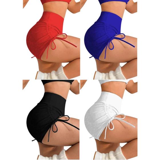 Imagem de  Shorts Feminino Academia Empina Levanta Bumbum Fitness Yoga