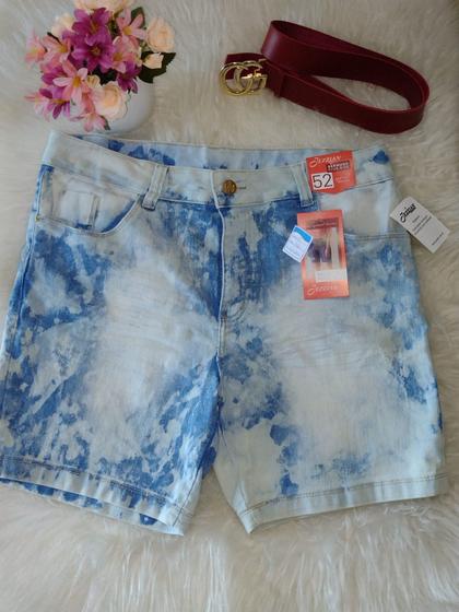 Imagem de shorts feminino jeans desbotado  com