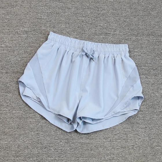 Imagem de Shorts Feminino Respirável para Corrida e Fitness - Secagem Rápida e Anti-Exposição