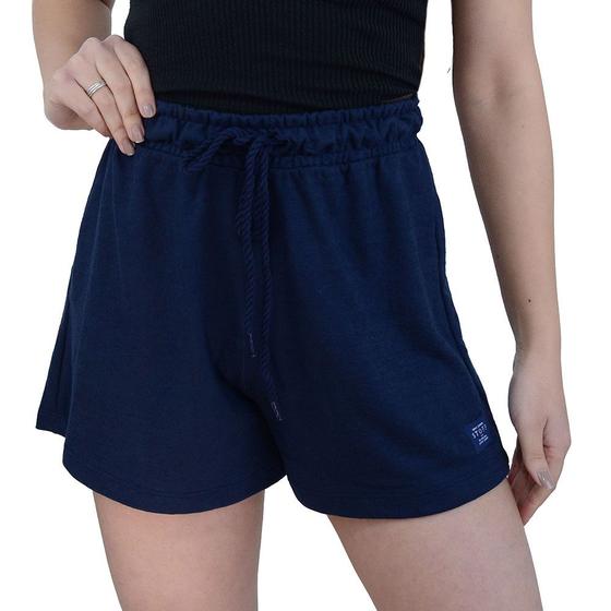 Imagem de Shorts Feminino Stoff Clochard Tricot Marinho - 04142