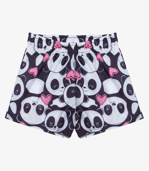 Imagem de Shorts Infantil Feminino Infinita Cor Preto