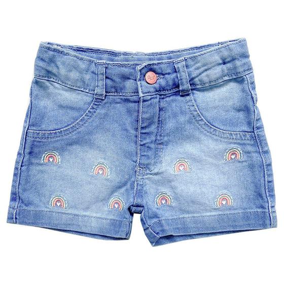 Imagem de Shorts Infantil Look Jeans c/ Bordado Jeans