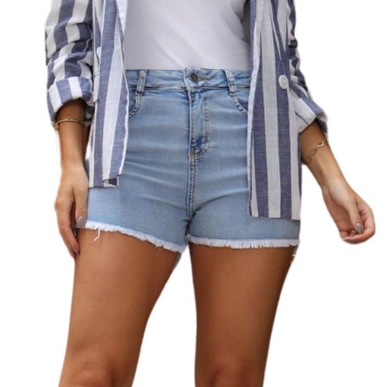 Imagem de Shorts Jeans Feminino Lumini AY Sophia Azul Claro 2076