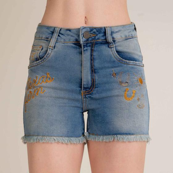 Imagem de Shorts Jeans Feminino Texas Farm - Western Show - Sjf008 - Jeans